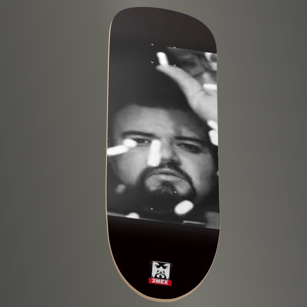 2mex of mexican decent new sealed skateboard deck in shrink wrap